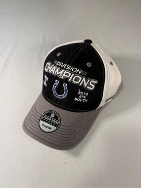 Colts 2010 AFC South Division Champions Hat Reebok NFL Playoffs NWT
